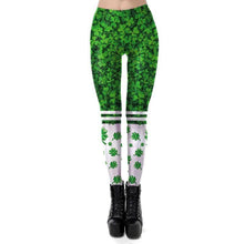 Load image into Gallery viewer, St Patrick's Day Design Leggings Irish Leggings KDK1795 / S