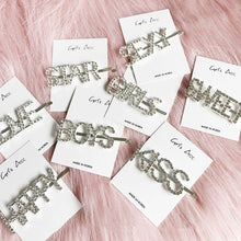 Load image into Gallery viewer, Trendy Super Cool Letter Hair Clips Hair Accessories Girls