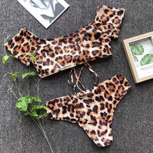 Load image into Gallery viewer, Ultra Sensual Leopard Print Bikini Swimwear 2019 3549 / S