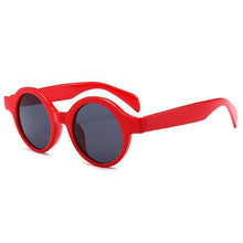 Load image into Gallery viewer, Village Retro Round Thick Frame Sunglasses Sunglasses Red