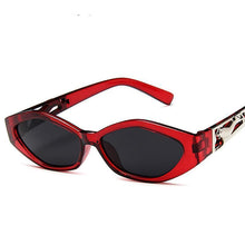Load image into Gallery viewer, Vintage Cat Eye 3D Anti-UV Sunglasses Sunglasses Black All Grey