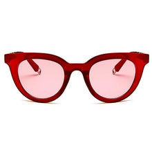 Load image into Gallery viewer, Vintage Framed Cat Eye Shades Sunglasses red