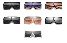 Load image into Gallery viewer, Vintage Oversized Square Sunglasses Sunglasses Black