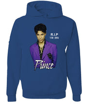 Load image into Gallery viewer, Prince R.I.P Purple Unisex Hoodie

