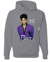 Load image into Gallery viewer, Prince R.I.P Purple Unisex Hoodie
