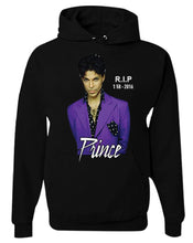 Load image into Gallery viewer, Prince R.I.P Purple Unisex Hoodie
