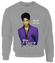 Load image into Gallery viewer, Prince R.I.P Purple Unisex Sweatshirt
