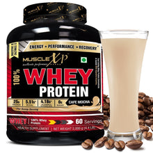 Load image into Gallery viewer, MuscleXP 100% Whey Protein - 2Kg (4.4 lbs), Double Rich Chocolate - The New Whey Standards
