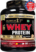 Load image into Gallery viewer, MuscleXP 100% Whey Protein - 2Kg (4.4 lbs), Double Rich Chocolate - The New Whey Standards
