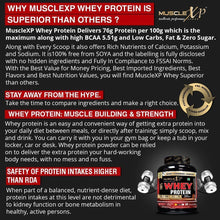 Load image into Gallery viewer, MuscleXP 100% Whey Protein - 2Kg (4.4 lbs), Double Rich Chocolate - The New Whey Standards
