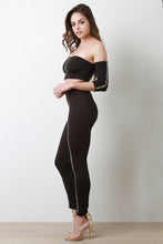 Load image into Gallery viewer, Chain-Linked Bardot Two Piece Set
