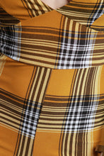 Load image into Gallery viewer, Plaid V-Neck Palazzo Jumpsuit
