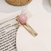 Load image into Gallery viewer, Candy Color Ball Hair Clip Barrettes HairClips pink
