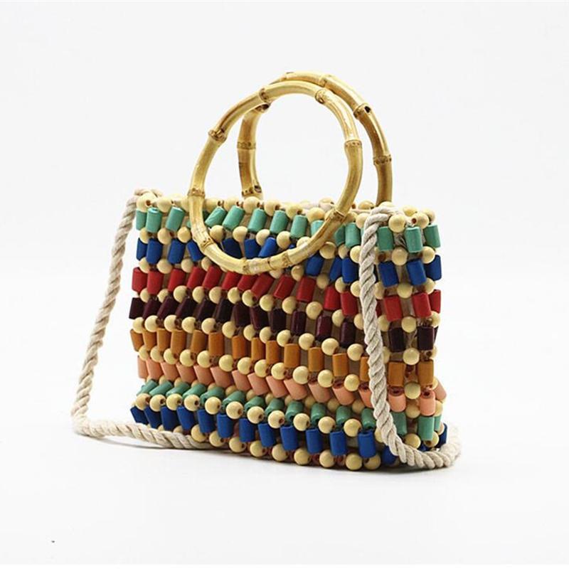 Colorful Rattan Bag Rattan Bags 22 x 18 x 7cm