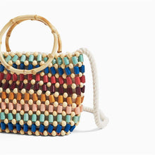 Load image into Gallery viewer, Colorful Rattan Bag Rattan Bags 22 x 18 x 7cm
