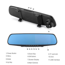 Load image into Gallery viewer, Dashcam/Rearcam Smart Mirror Car Accessories single len dvr / With 16G TF Card
