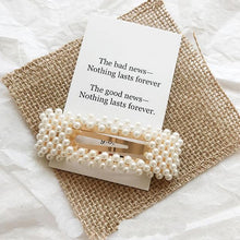 Load image into Gallery viewer, Elegant Pearl Hair Clip Barrettes Hair Accessories 1
