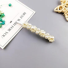 Load image into Gallery viewer, Elegant Pearl Hair Clip Barrettes Hair Accessories 14 silver

