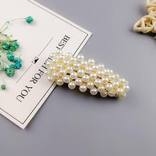 Load image into Gallery viewer, Elegant Pearl Hair Clip Barrettes Hair Accessories 16 gold

