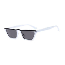 Load image into Gallery viewer, loomrack 80s Punk Vintage Sunglasses Sunglasses White Gray
