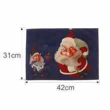 Load image into Gallery viewer, loomrack Assorted Santa Christmas Placemats Christmas Accessories
