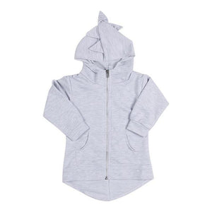 loomrack Baby/Toddler's Dinosaur Hoodie Jackets & Coats Grey / 12M