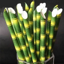 Load image into Gallery viewer, loomrack Bamboo Straws Drinking Straws Deep Green
