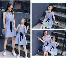 Load image into Gallery viewer, loomrack Beach House Stripe Family Outfit Family Matching Outfits Blue / Mom size M
