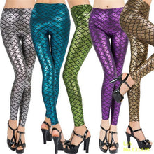 Load image into Gallery viewer, loomrack Becca Fish Scale Mermaid Leggings Leggings
