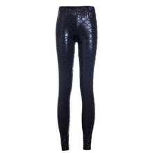 Load image into Gallery viewer, loomrack Becca Fish Scale Mermaid Leggings Leggings K030 Black / S
