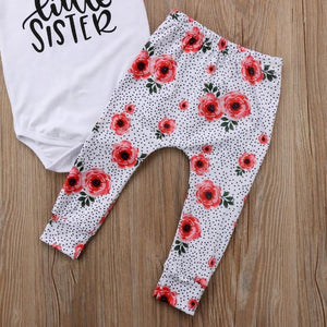 loomrack Big Sister Little Sister Matching Outfit - Floral Speckle Matching Outfits