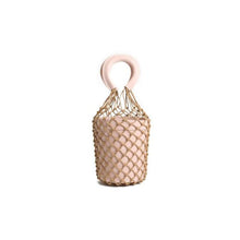 Load image into Gallery viewer, loomrack Bohemian Bucket Bag Top-Handle Bags Pink
