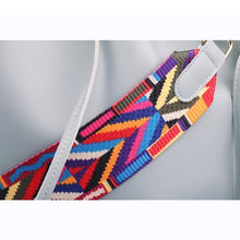 Load image into Gallery viewer, loomrack Boho Bucket Bag with Multicolor Shoulder Strap Shoulder Bags
