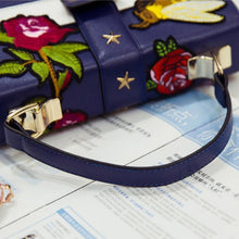 Load image into Gallery viewer, loomrack Bumble Bee Rose Embroidered Messenger Bag Shoulder Bags
