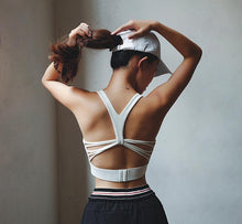 Load image into Gallery viewer, loomrack Butterfly Strappy Back Pushup Sports Bra Sports Bras

