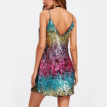 Load image into Gallery viewer, loomrack Cami Multicolor Sequin Party Mini Dress Girl&#39;s Dresses
