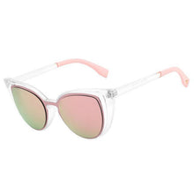 Load image into Gallery viewer, loomrack Chic Hollow Cat Eye Sunglasses Sunglasses Clear Pink
