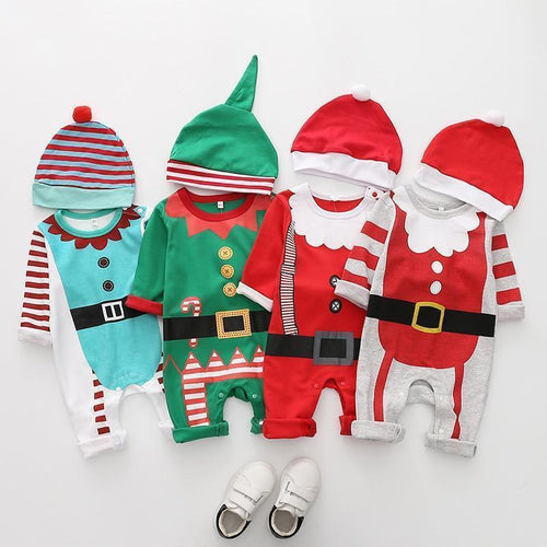 loomrack Christmas Baby Boy Romper Onesie Costume Baby Clothes