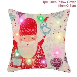 loomrack Christmas Cushion Covers Christmas Accessories Red Santa Claus