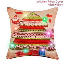 Load image into Gallery viewer, loomrack Christmas Cushion Covers Christmas Accessories Red White Tree
