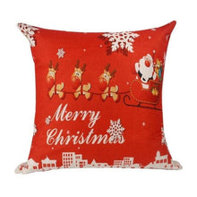 Load image into Gallery viewer, loomrack Christmas Cushion Covers Christmas Accessories Santa Claus driving
