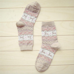 loomrack Christmas Deer Socks Christmas Socks