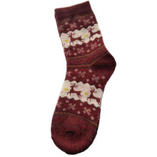 Load image into Gallery viewer, loomrack Christmas Deer Socks Christmas Socks
