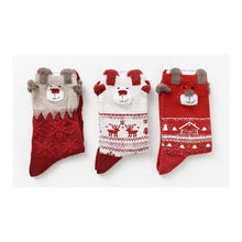 Load image into Gallery viewer, loomrack Christmas Santa Claus Deer Socks Christmas Socks
