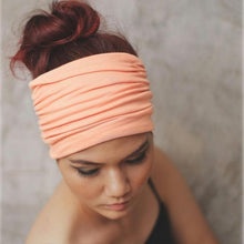 Load image into Gallery viewer, loomrack Chunky Monkey Head Wraps Hair Accessories Coral
