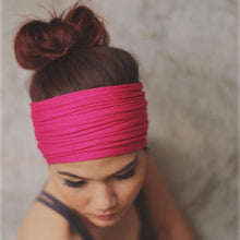 Load image into Gallery viewer, loomrack Chunky Monkey Head Wraps Hair Accessories Rose Pink
