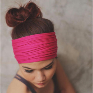 loomrack Chunky Monkey Head Wraps Hair Accessories Rose Pink