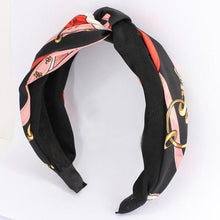 Load image into Gallery viewer, loomrack Classic Knot Turban Hairband Headband Hair Accessories Black Style-2
