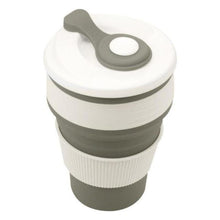 Load image into Gallery viewer, loomrack Collapsible Coffee Mug - Perfect On-the-Go Collapsible Cup for Travel &amp; Camping Mugs Light Grey / 350ML
