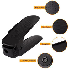 Load image into Gallery viewer, loomrack Color Shoe Slots - Adjustable Shoe Organizer Space (8 pcs.) Shoe Organizers
